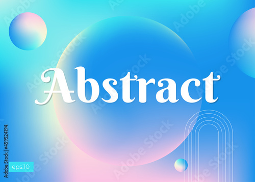Abstract cosmic gradient background. vector sphere of the futuristic backdrop. 