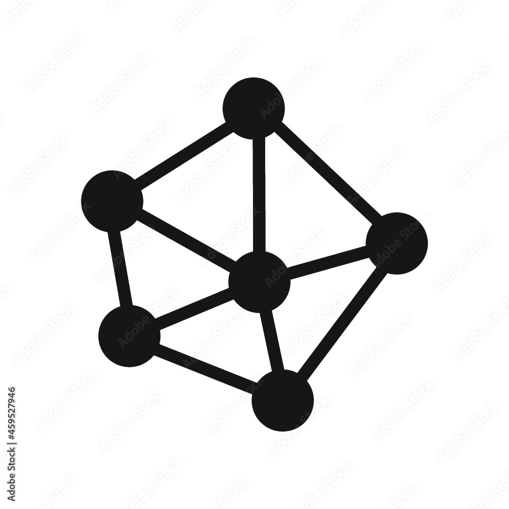 Network, connection, best flat icon on white background Network, connection, best flat icon on white background