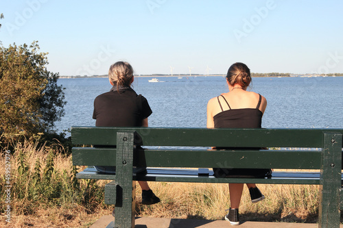 People at the sea