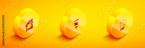 Free Download Set Isometric Painting the house, Tube with paint palette and Color guide icon. Vector - GFXLoad