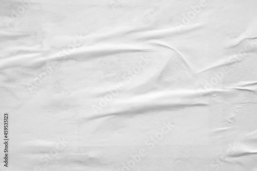 Wallpaper Mural white crumpled and creased paper poster texture background Torontodigital.ca