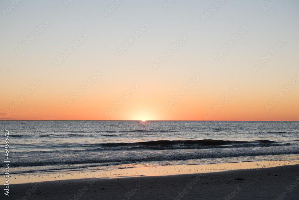 sunset at the beach