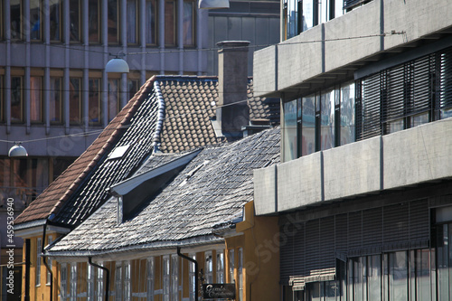 Photography Old building in the city of Oslo. Møllergata.