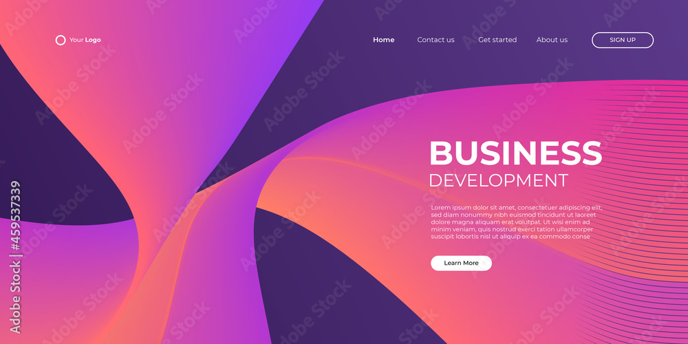 Abstract background for business landing page web design Abstract background for business landing page web design