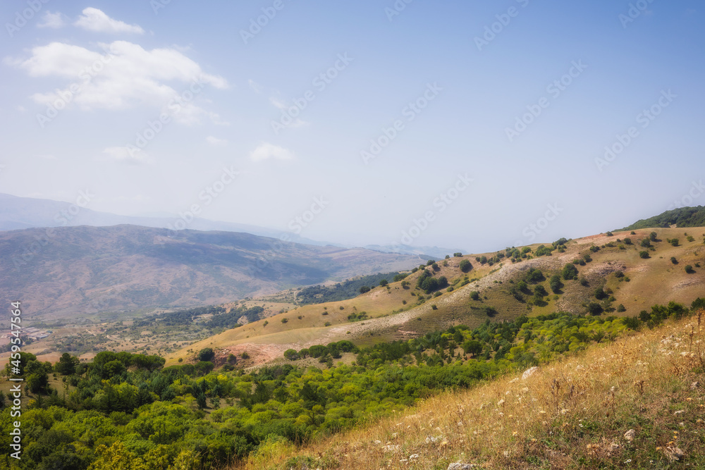 Mountains on Sicily in Autumn