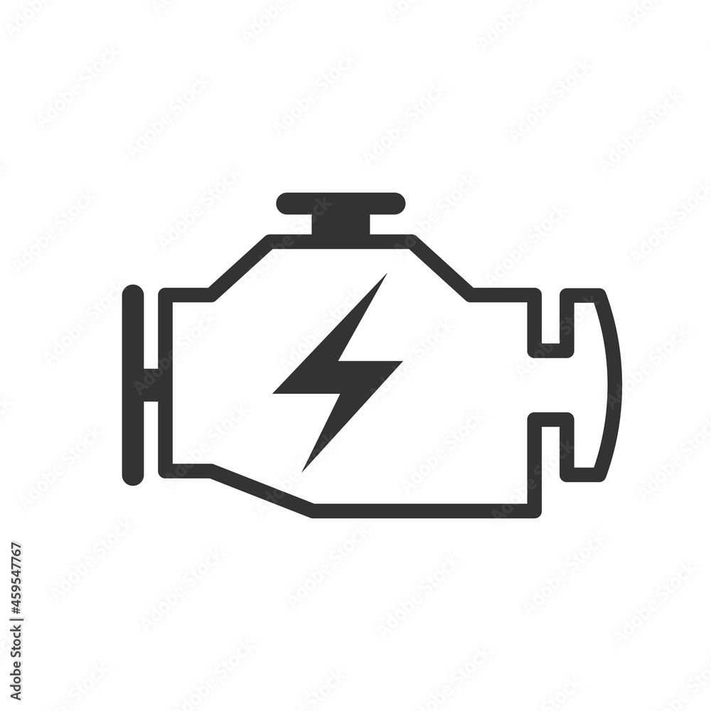 Vector engine icon. Vector engine icon.