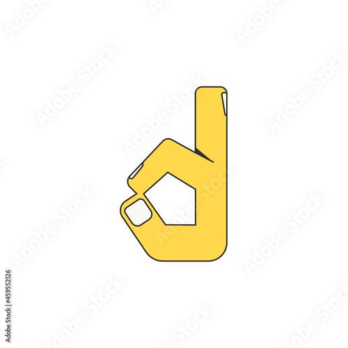 hand gesture signifying consent 