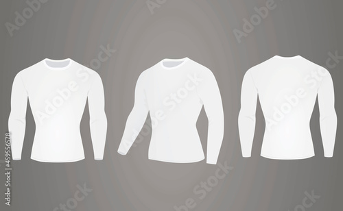 Drying long sleeved t shirt. vector