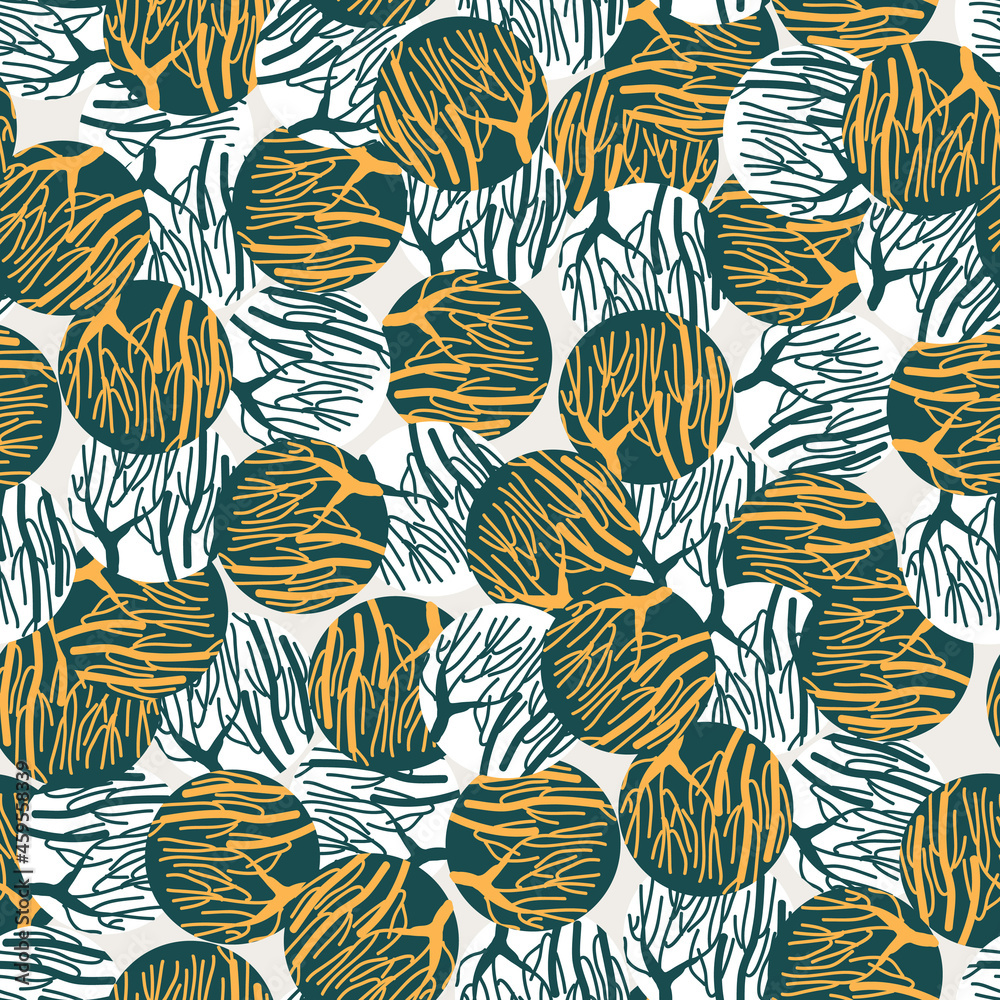 pattern with circle pattern with circle