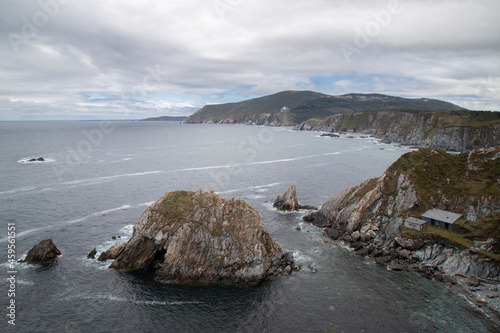 Loiba cliffs in Galicia photo