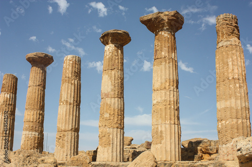 Remains of the Temple of Heracles, Agrigento’s Valle dei Templi, Valley of the Temples, 