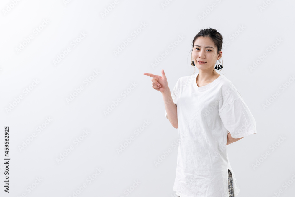 爽やかな女性 爽やかな女性