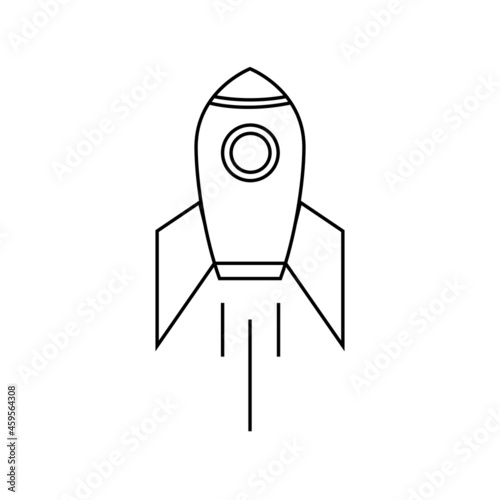 rocket in space