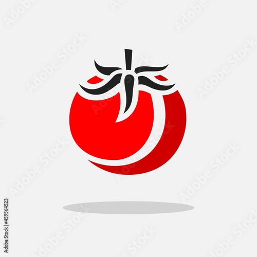Red tomato logo modern design