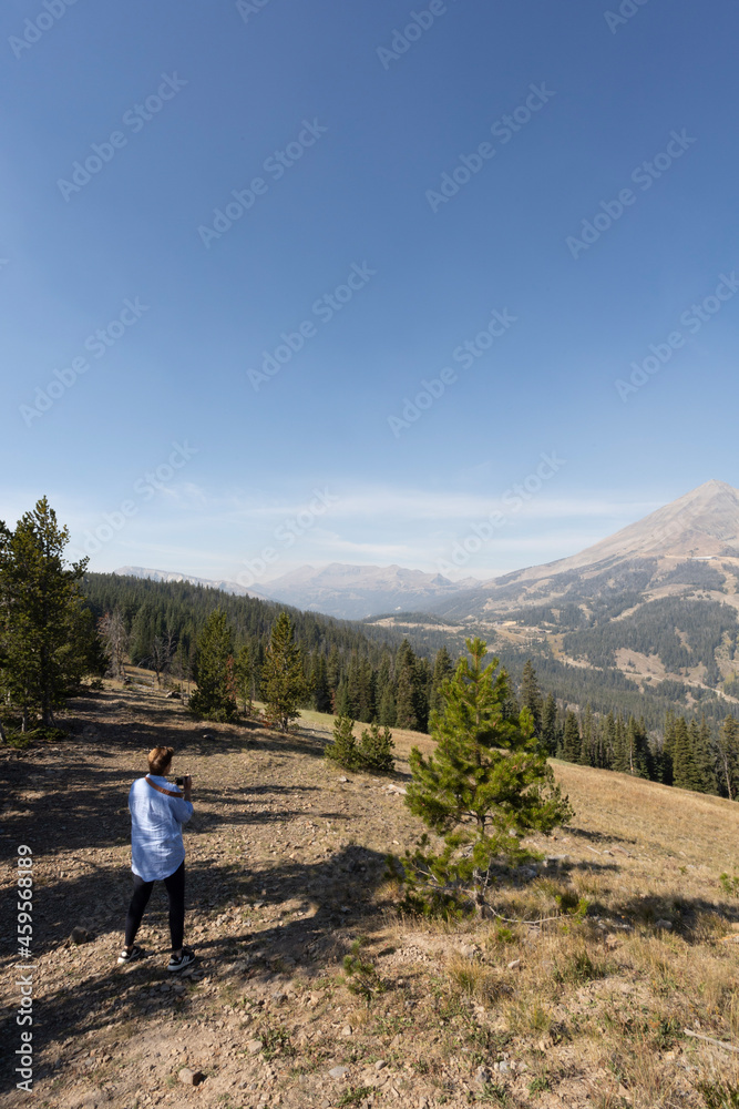 Fototapeta premium hiking in the mountains