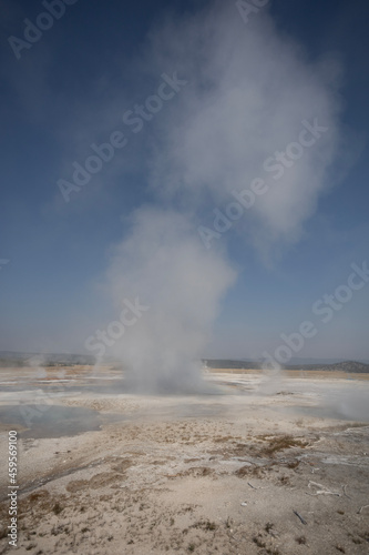 geyser in park national park