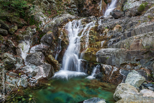 Waterfall of Rio Gandolfi in Genoa