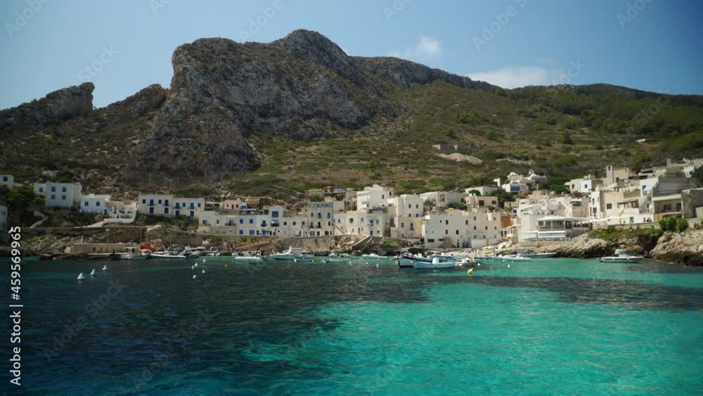 mediterranean village of levanzo in sicily mediterranean village of levanzo in sicily