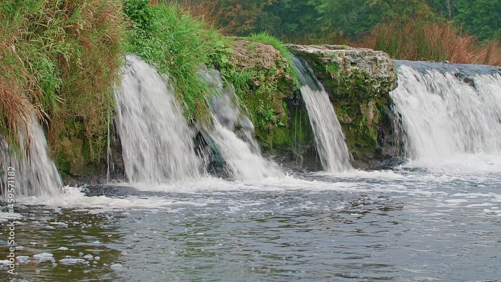 Venta Rapid is a waterfall on the Venta It is the widest waterfall in Europe