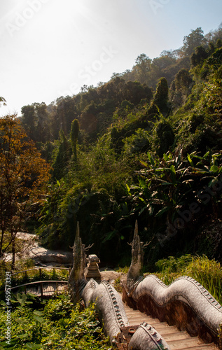 Buddhist Temple in the Hills of Chiang Mai