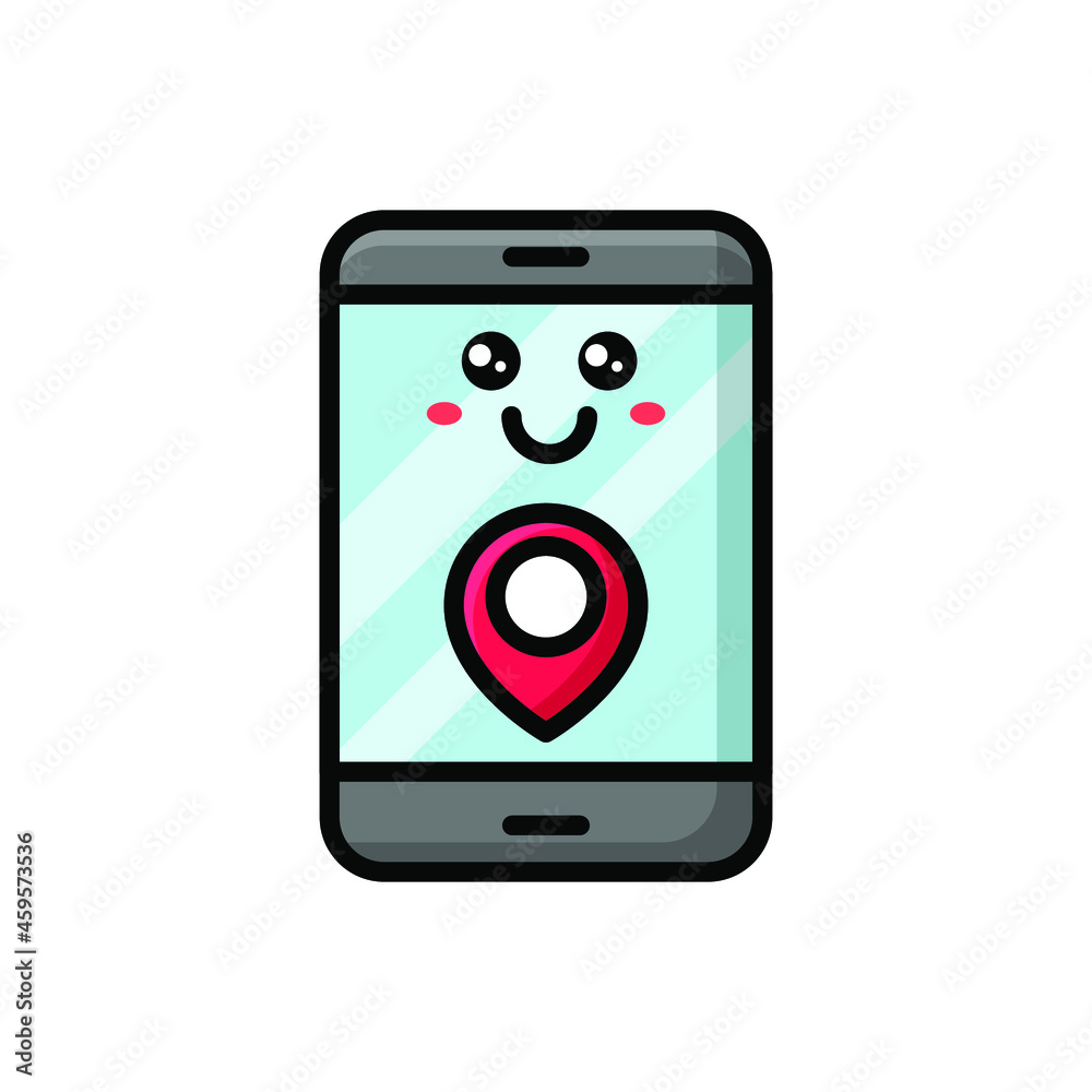 cute map icon illustration vector graphic cute map icon illustration vector graphic