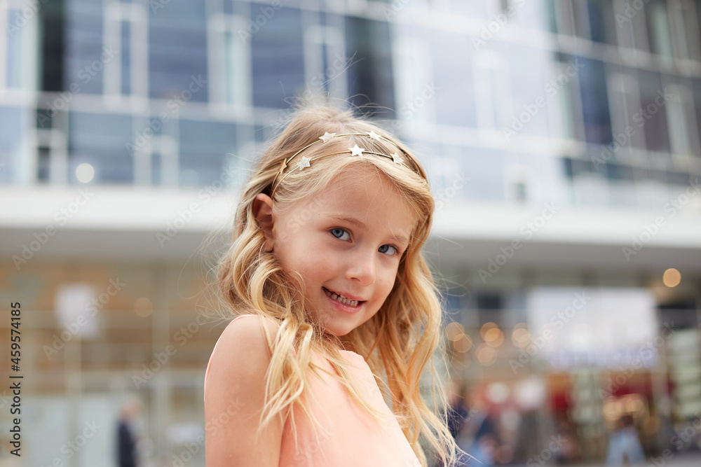 Portrait of beautiful blond hair's baby girl Portrait of beautiful blond hair's baby girl