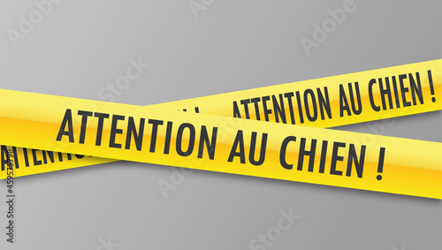 Logo attention au chien.
