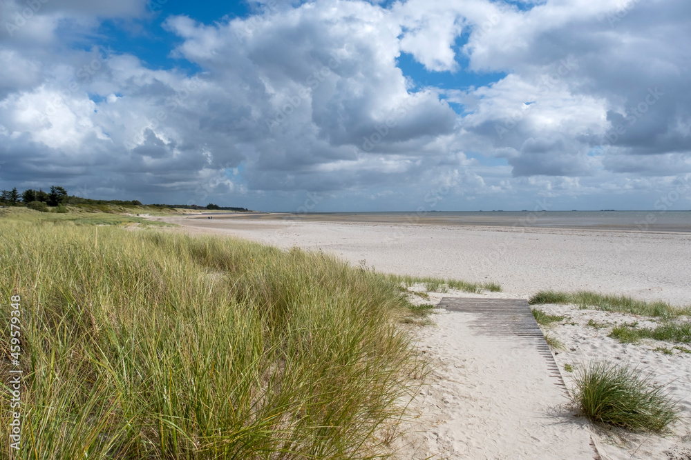 Bohlenweg zum Meer, Nordseeinsel Föhr