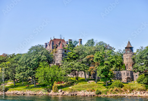 Boldt Castle on Heart Island in the Thousand Islands along the St Lawrence River photo