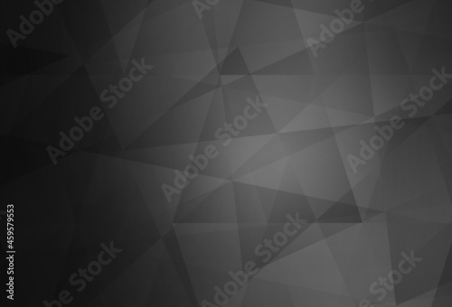 Light Gray vector shining triangular backdrop.
