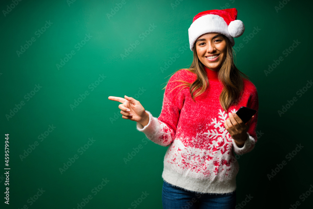 Attractive woman using a smart phone Attractive woman using a smart phone