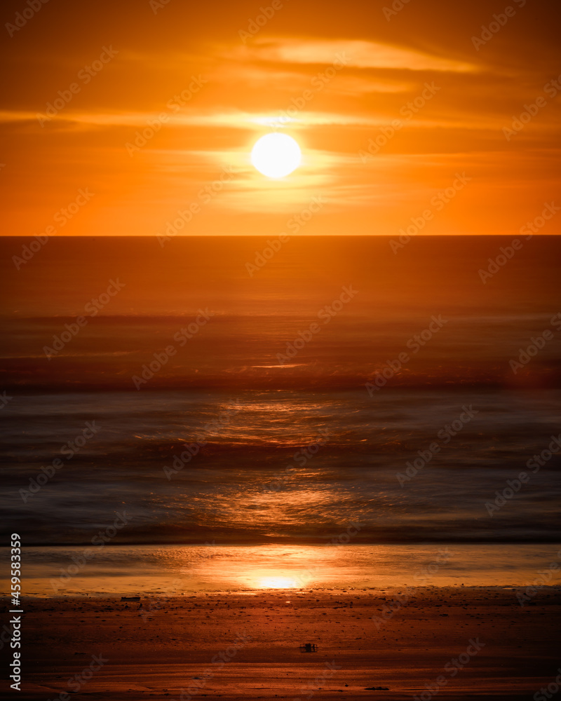 Sun rising over the Gulf on Padre Island