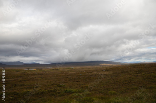 The dramatic landscape of the Scottish highlands, UK