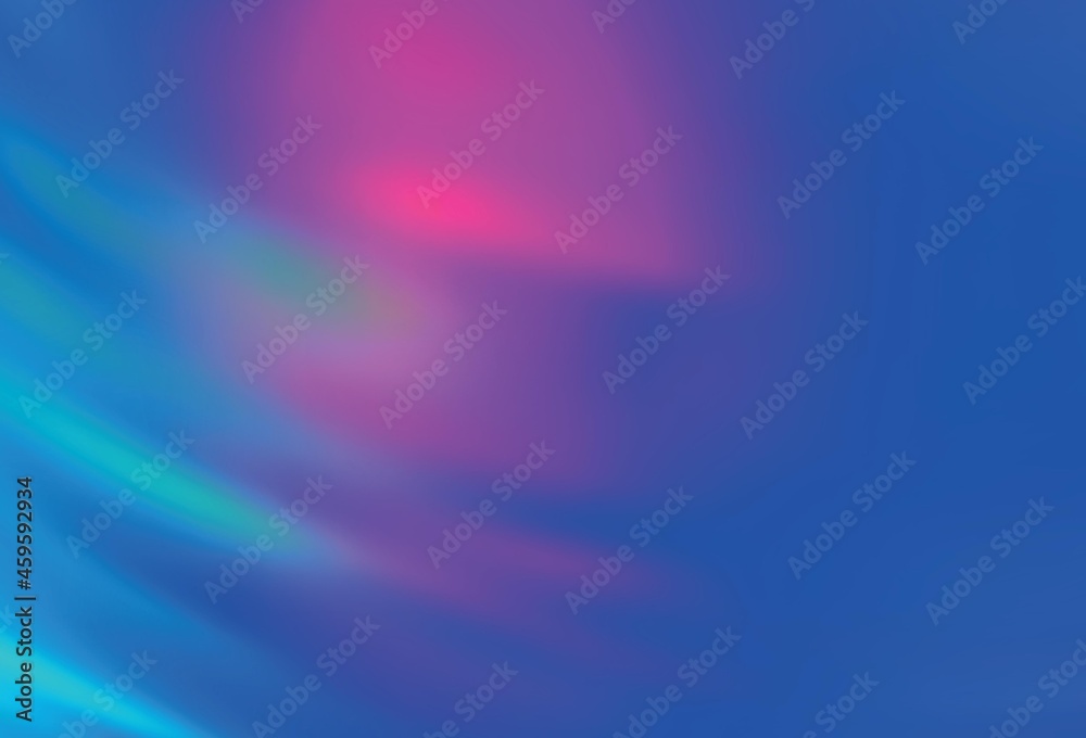 Light Blue, Red vector blurred and colored pattern.