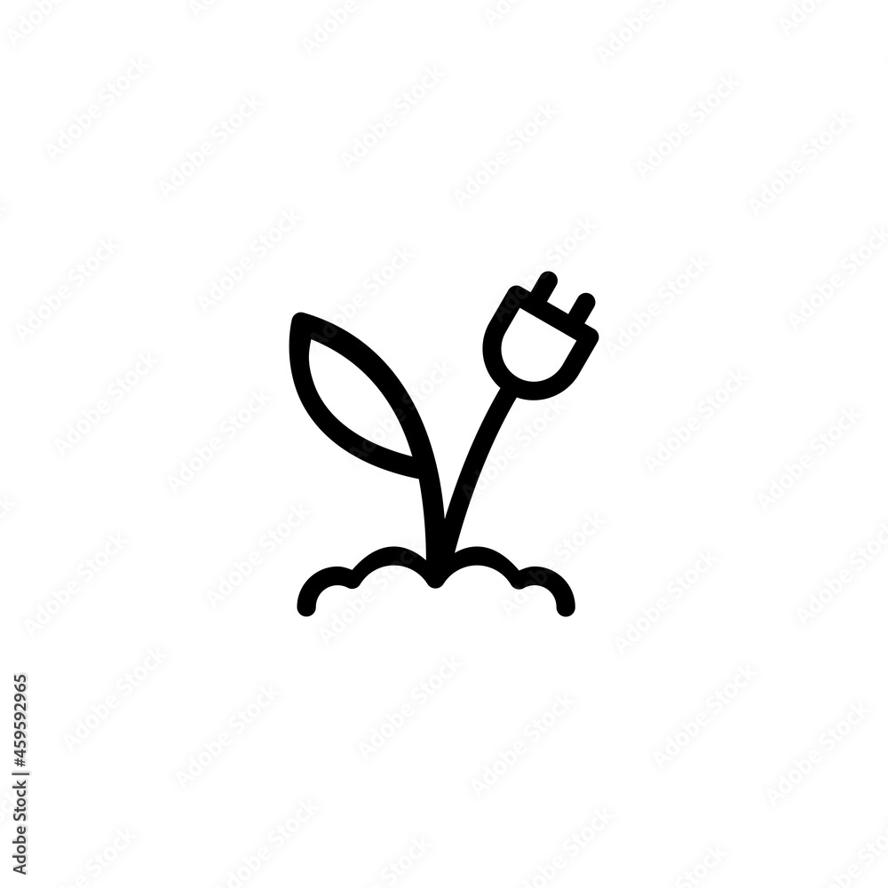 Nature Energy Monoline Symbol Icon Logo for Graphic Design, UI UX, Game, Android Software, and Website. Nature Energy Monoline Symbol Icon Logo for Graphic Design, UI UX, Game, Android Software, and Website.