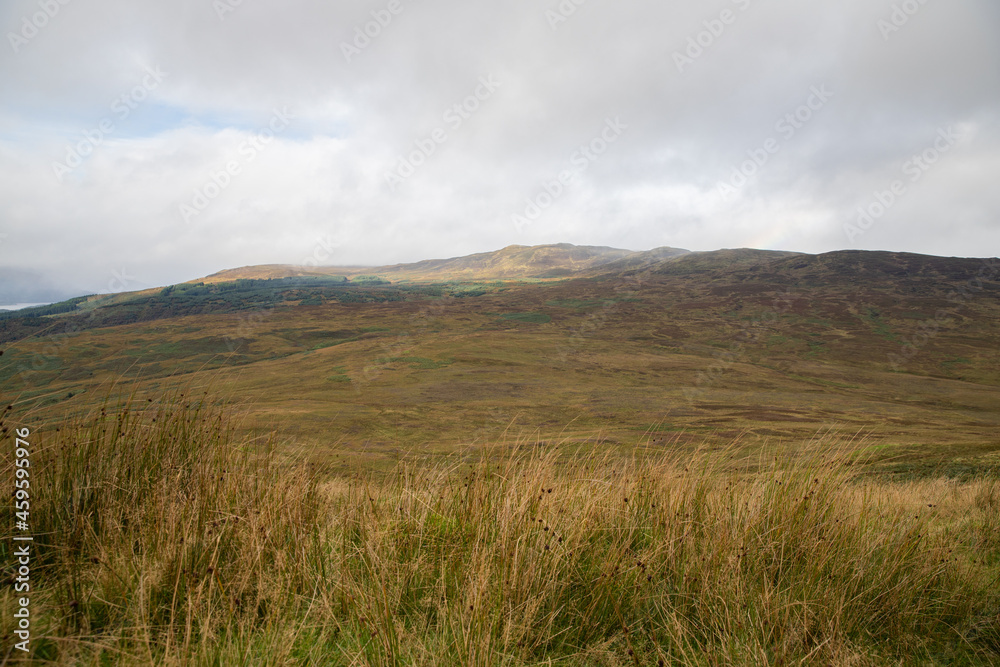 The dramatic landscape of the Scottish highlands, UK The dramatic landscape of the Scottish highlands, UK
