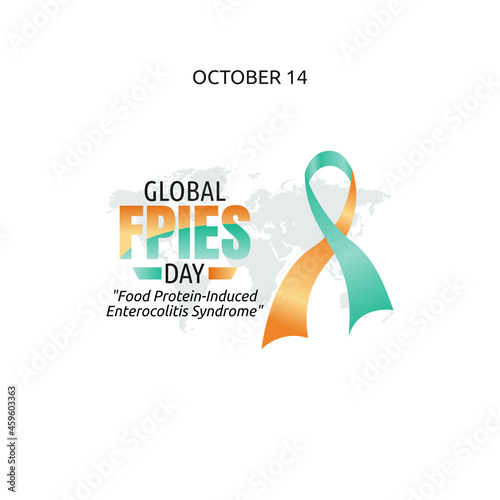 vector graphic of global fpies day good for global fpies day celebration. flat design. flyer design.flat illustration.
