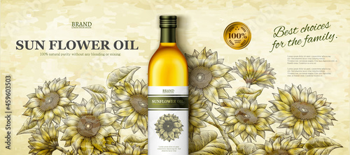 Sun flower oil ads