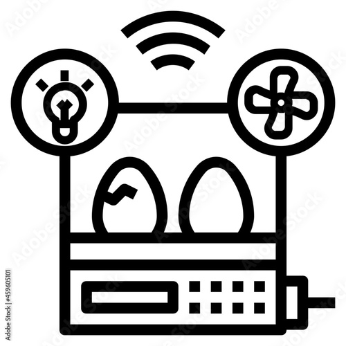 egg incubator icon