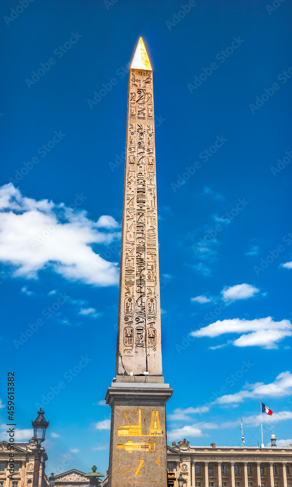 Ancient Egyptian Obelisk Place de la Concorde Paris France
