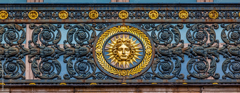 Sun King Decoration Government Buildings Paris France