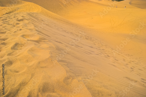 The Maspalomas Dunes are sand dunes located on the south coast of the island of Gran Canaria