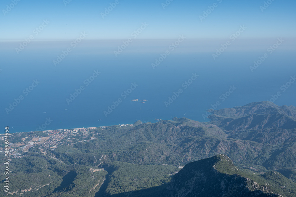 view from maountain turkey, kemer