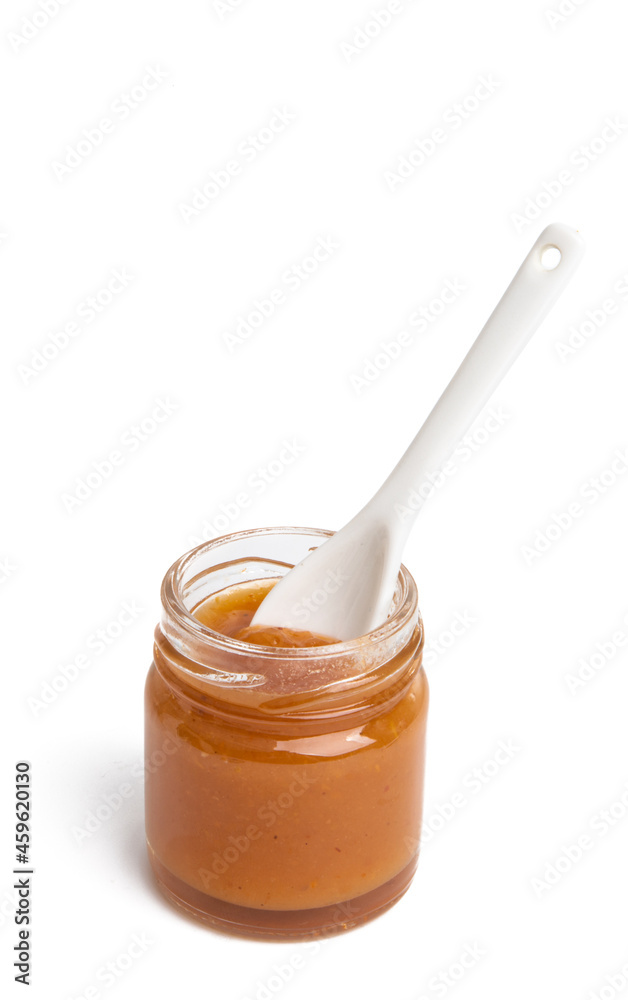 jam in a jar isolated jam in a jar isolated