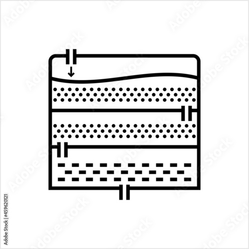 Water Purification Icon, Water Filter Icon