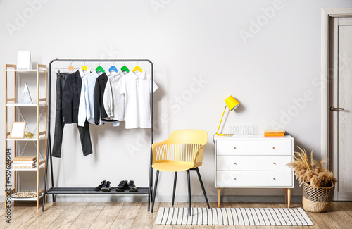 Interior of stylish room with school uniform © Pixel-Shot