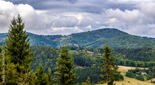 Wałbrzych Mountains seen from Szpiczak