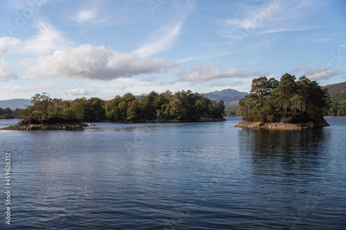 View of the mountains from Loch Katrine, Scotland, UK © Zoe