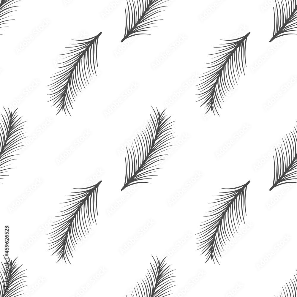 A branch of a fir tree. New Year, Christmas background. Seamless. A branch of a fir tree. New Year, Christmas background. Seamless.