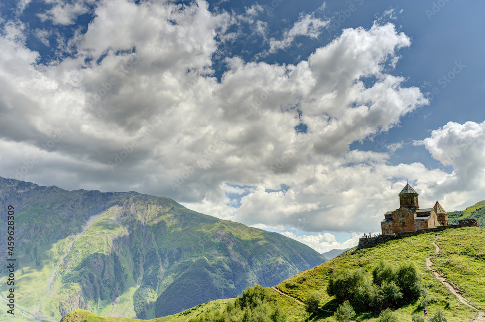 Kazbegi, Georgia, HDR Image Kazbegi, Georgia, HDR Image
